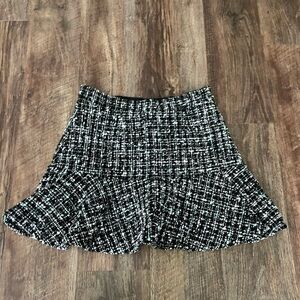 Multicolor Tweed Skirt